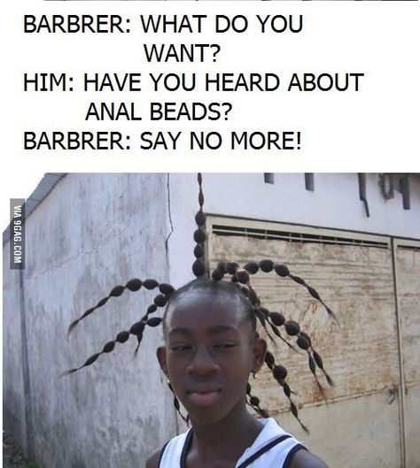 That's classy Funny Braids, Worst Haircut Ever, Terrible Haircuts, Weird Haircuts, Bead Hair, Bad Haircut, Performance Marketing, Hair Beads, Braids Hairstyles