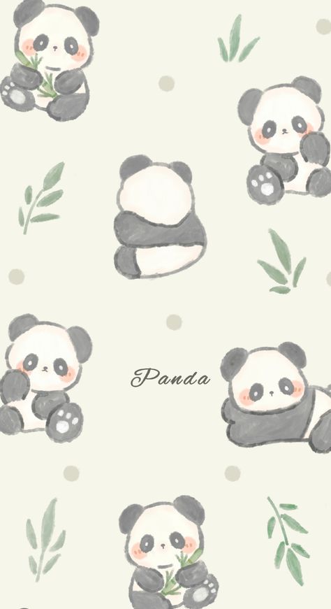 Panda Bears Wallpaper, Panda Drawing, Glittery Wallpaper, Kawaii Panda, Panda Bears, Cute Panda Wallpaper, Wallpaper Doodle, Cute Galaxy Wallpaper, Cute Pokemon Wallpaper