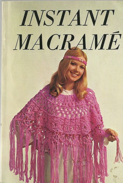 Crochet Weird, 1970s Crochet, Macrame Fashion, Macrame Clothes, Vintage Macrame, Knitters Gifts, Macrame Supplies, Macrame Dress, 20th Century Fashion