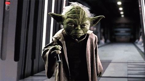 Yoda Lightsaber GIF - Yoda Lightsaber Starwars - Discover & Share GIFs Star Wars Quizzes, Yoda Gif, Yoda Lightsaber, Star Wars Gif, Sabre Laser, Star Wars Character, Master Yoda, Dark Vador, Science Fiction Movies