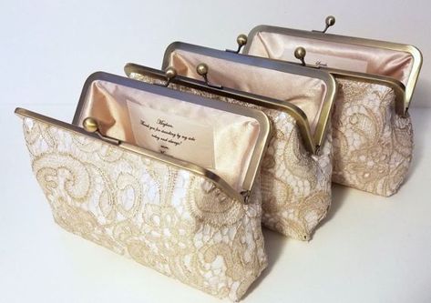 Get through the wedding day without drama - here are some instructions for packing a DIY wedding day emergency kit. I've got a full list of items you should have close at hand. This is a great wedding DIY for the bridesmaids or mother of the bride to do Wedding Clutch Purse, Lace Clutch, Personalized Clutch, Gatsby Theme, Bridesmaid Clutches, Blush Bridesmaids, Sequin Clutch, Lace Bridesmaids, Diy Bridal