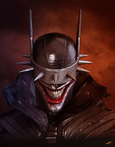 Bat Man Who Laughs, Batman Que Ri, Dark Characters, The Batman Who Laughs, Batman Who Laughs, The Man Who Laughs, Batman Metal, Dark Knights, Laugh Now Cry Later