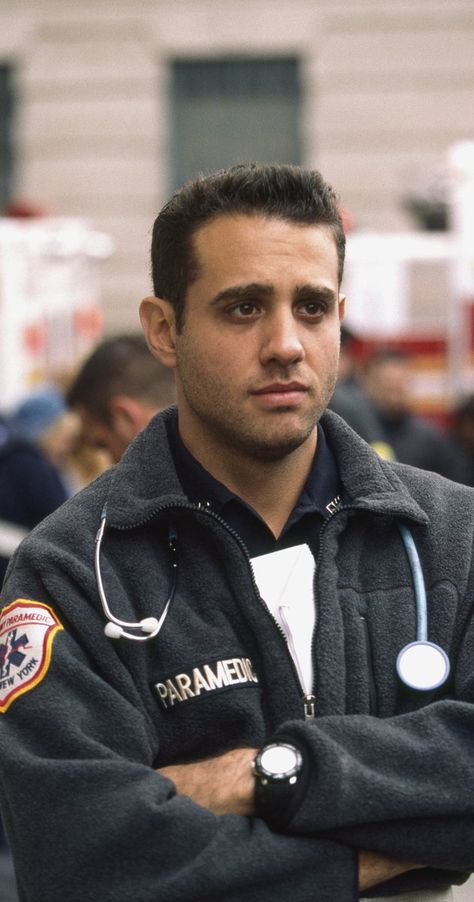 Bobby Cannavale in "Third Watch" 1999 Third Watch, Bobby Cannavale, Dylan Mcdermott, Julianna Margulies, Fan Fiction Stories, Film Clips, Blue Bloods, Men In Uniform, Emmy Awards