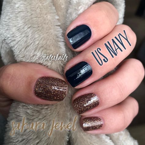 Nail Color Combos, Jewel Colors, Paws And Claws, Color Street Nails, Navy Color, Us Navy, Color Street, Blue Nails, Winter Nails