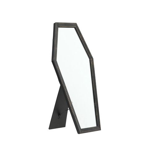 14" Coffin Tabletop Mirror by Ashland® | Michaels Coffin Mirror, Tabletop Mirror, Halloween Table Decorations, Spooktacular Halloween, Halloween Ornaments, Halloween Table, Michael Store, Fireplace Mantels, Table Top Decor