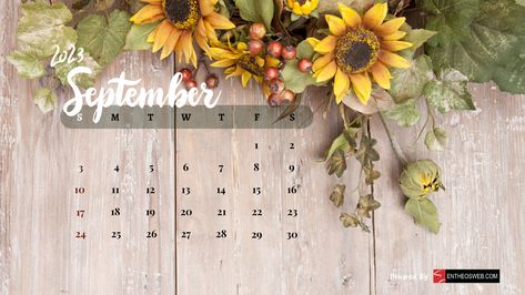 The calendar 2023 Calendar Desktop Wallpaper, Wallpaper Backgrounds Desktop, Wallpaper September, Calendar Desktop Wallpaper, Desktop Wallpaper Calendar, Cakes With Flowers, 2023 Wallpaper, Calendar Background, September Calendar