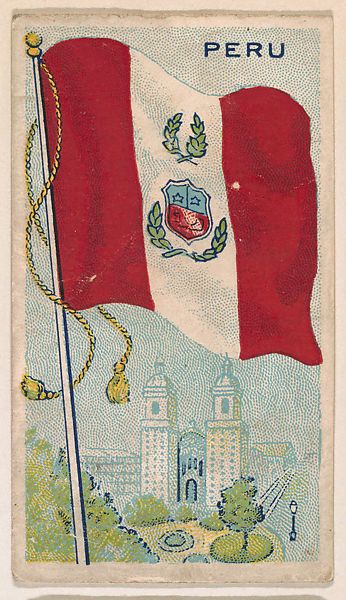 Peruvian Flag, Historical Flags, Pin Up Posters, A3 Poster, Classic Image, Beautiful Posters, The Flag, Room Posters, Metropolitan Museum Of Art