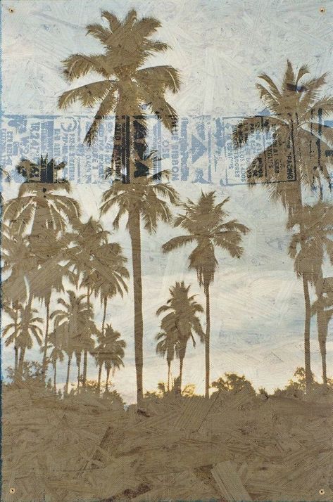 Peter Sutherland, Matte Medium, Palm Trees, Urban Outfitters, Trees, Vinyl, Patchwork