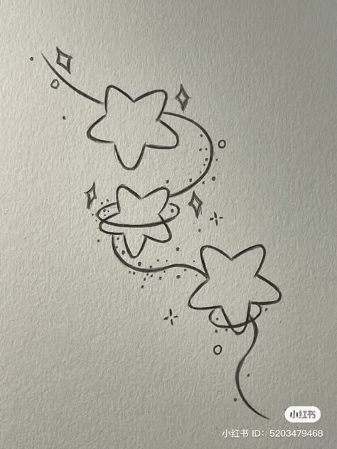 Easy Celestial Drawing, Sketch Book Ideas Aesthetic, Code Tattoo, Craft Drawing, Hand Doodles, Cute Easy Doodles, Cute Sketches, Easy Doodles, Doodle Ideas