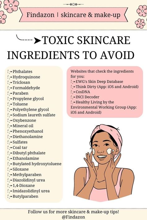 Poisonous Skincare Elements To Keep away from Skincare Ingredients To Avoid, Ingredients To Avoid, Skin Facts, Chemical Products, Skin Advice, Skin Care Routine Order, Skin Aesthetics, Toxic Skincare, Tanning Tips