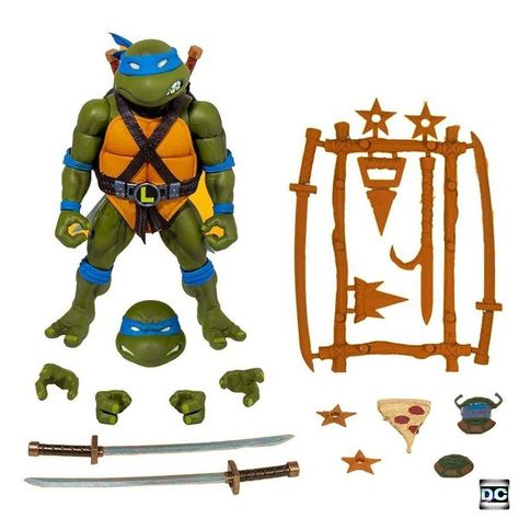 Tmnt 1987, Teenage Mutant Ninja Turtles Leonardo, Ninja Turtles Leonardo, Leonardo Ninja Turtle, Ninja Turtles Action Figures, Teenage Mutant Ninja Turtle, Mighty Morphin Power Rangers, Classic Cartoons, Retro Toys