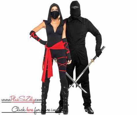 Halloween Costumes For Big Kids, Ninja Halloween, Waitress Outfit, Halloween City, Party City Costumes, Holloween Costume, Matching Costumes, Couples Halloween, Halloween Costumes College