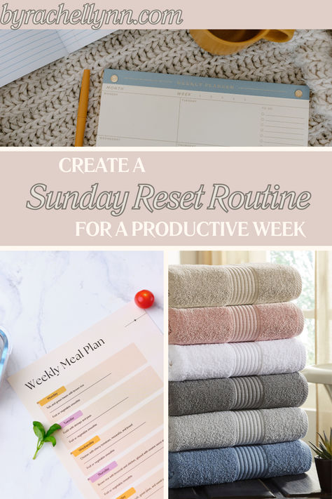 Let's have a productive Sunday reset! Get ahead for the upcoming week by planning and preparing (also relaxing). Follow my 6-step reset day routine to ensure your Monday will be successful! Reset day. Sunday reset checklist. Reset ideas. How to do a reset. Sunday Night Reset Routine, Sunday Reset Checklist, Weekly Reset Checklist, Reset Day Routine, Weekly Reset Routine, Monday Reset, Sunday Checklist, Reset Ideas, Reset Checklist