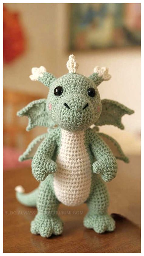 Cute Dragon Crochet Pattern Free, Crochet Dragons Free Patterns, Free Crochet Dragon Pattern, Crochet Dragon Pattern Free, Dragon Crochet Pattern Free, Dragon Amigurumi Free Pattern, Crochet Unicorn Pattern Free, Amigurumi Crochet Free Pattern, Amigurumi Dragon