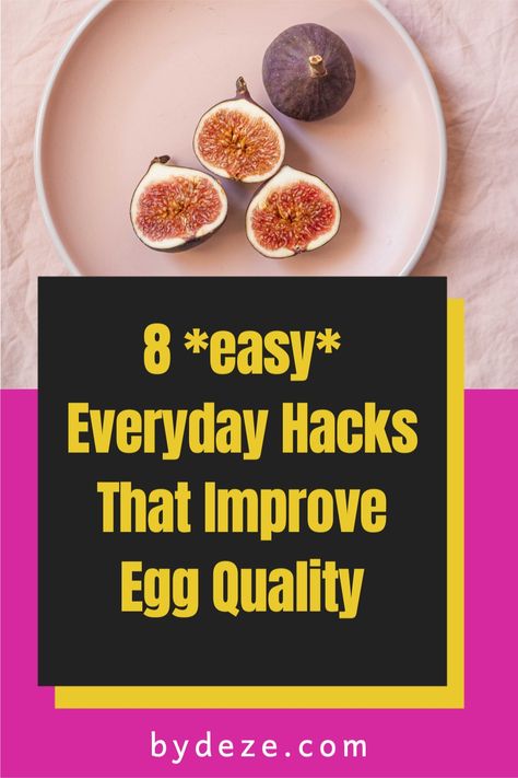 Easy, realistic, everyday steps that can improve your fertility for ttc (trying to conceive), ivf or iui. Here are 8 simple, everyday ways to improve your egg quality, from the book "It Starts With The Egg". Egg Quality Fertility Improve Food, Egg Health Fertility, Egg Retrieval Diet, Egg Quality Diet, It Starts With The Egg, Foods To Improve Egg Quality, How To Improve Egg Quality Fertility, Ivf Egg Retrieval, Ivf Diet