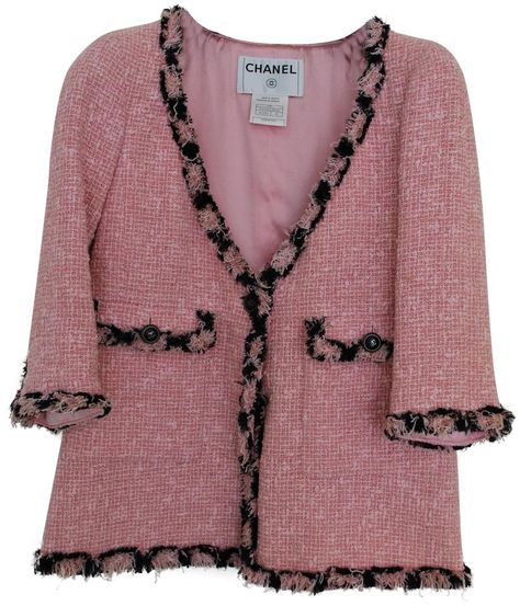 Vintage Tweed Jacket, Chanel Tweed Jacket, Chanel Runway, Chanel Pink, Chanel Jacket, Boucle Jacket, Trim Jacket, Pink Chanel, Pink Blazer