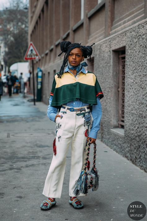 These pants are everything. Selah Marley by STYLEDUMONDE Street Style Fashion Photography FW18 20180301_48A4503 Selah Marley, Date Night Looks, Romantic Outfit, Fashion Photography Inspiration, Looks Street Style, Street Fashion Photography, Casual Chic Outfit, Hipster Fashion, Black Women Fashion