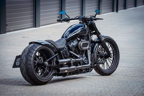 Thunderbike Black Panther • customized Harley-Davidson Breakout 114 Harley Davidson Thunderbike, Harley Breakout 114, Custom Breakout Harley, Harley Breakout Custom, Breakout Custom, Harley Davidson Breakout Custom, Honda Shadow Spirit 750, Harley Breakout, Harley Davidson Breakout