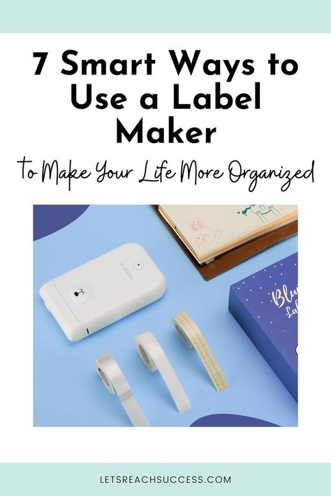 Uses For Label Maker, Things To Label With Label Maker, Label Maker Uses, Label Maker Ideas Organizing, Label Maker Ideas, Label Maker Organization, Tape Storage, Smart Home Gadgets, Trending Tiktok