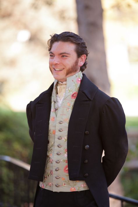 Teary-Eyed-Victorian-Groom Victorian Groom Suit, Victorian Groom, Librarian Fashion, Jane Austen Wedding, Victorian Wedding Themes, Cambridge Wedding, Unique Wedding Ceremony, Art Nouveau Wedding, Regency Wedding