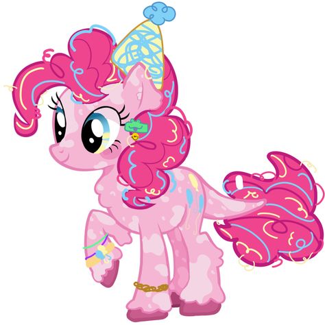 :) Mlp Pinkie Pie Redesign, Pinkie Pie Redesign, Mlp Designs, Mlp Cutie Marks, Pony Creator, Disney Character Art, My Little Pony Wallpaper, Cute Ponies, My Lil Pony