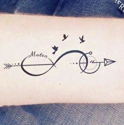 Give a gift to a loved one. Choose one of 50+ unique paired infinity tattoo ideas with names, dates, and symbols that will emphasize the power of your love. Name Infinity Tattoo, Tattoo Ideas With Names, Infinity Tattoo Ideas, Infinity Name Tattoo, Tattoo Advice, Infinity Couple Tattoos, Tattoo Sites, Infinity Tattoo Designs, Tiny Wrist Tattoos