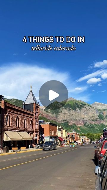 Samantha | TRAVEL | HIKING on Instagram: "What to do in Telluride📸
1. Ride the gondola from downtown to epic sunset views! And the best part? It is free! 
2. Hike the iconic Blue Lakes! But know that next year you need a permit and this is a very challenging hike! 
3. Take an off road drive up Imogene Pass with @davesmountaintours ! You can drive this yourself but only if you have a lot of OHV experience! 
4. See Colorado’s highest waterfall at Bridal Veil Falls! 

Is Telluride on your list?? 

#telluridecolorado #telluride #mountaintown #coloradolove" Bridal Veil Falls, Telluride Colorado, Travel Hiking, Mountain Town, Blue Lake, Sunset Views, Hiking Trip, Bridal Veil, Off Road