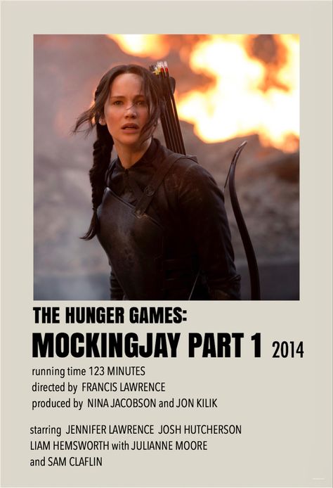 Hunger Games Poster, The Hunger Games Mockingjay, Hunger Games Movies, Iconic Movie Posters, Hunger Games Mockingjay, Movie Card, Film Posters Minimalist, Film Poster Design, Polaroid Poster