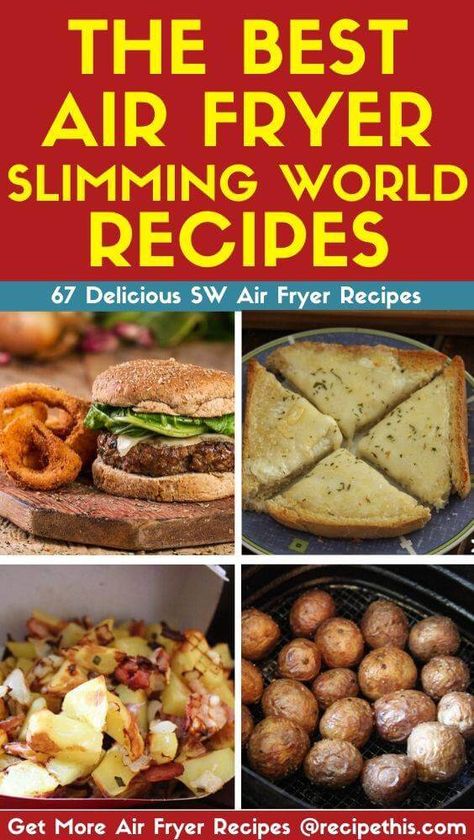 Slimming World Air Fryer Recipes. Introducing you to our full list of slimming world air fryer recipes. Perfect for if you are following Slimming World and looking for lots of low syn or syn free slimming world recipes to cook in your air fryer or tefal actifry. #actifry #slimmingworld #slimmingworldrecipes #synfree #lowsyn #slimmingworldairfryer Low Syn Recipes, Slimmingworld Breakfast Ideas, Halogen Air Fryer Recipes, Syn Free Recipes, Slimmingworld Recipes Syn Free, Low Syn Snacks, Ninja Recipes Air Fryer, Syn Free Meals, Ninja Air Fryer Recipes Easy