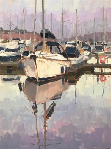 Clare Bowen Artist, Clare Bowen, Sea Paintings, Hidden Places, Seascape Art, Boat Painting, Sea Painting, Open Spaces, Daily Paintworks