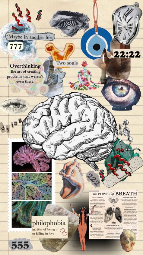 #collage #moodboard #brain #mind #spiritual #universe Psychology Collage, Brain Graphic Design, Brain Collage, Brain Aesthetic, Brain Project, Brain Graphic, Spiritual Universe, Collage Moodboard, Spiritual Psychology