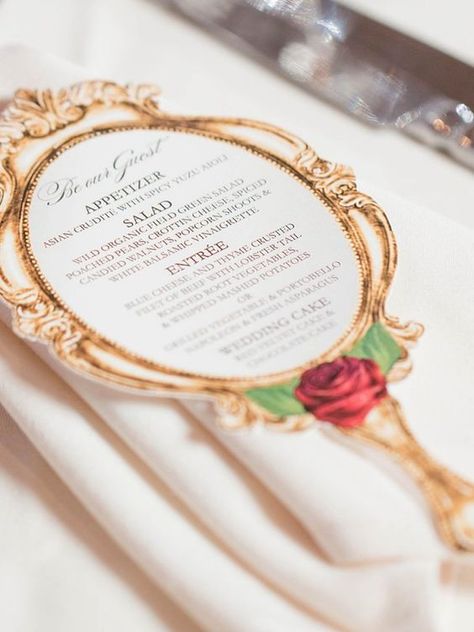 Beauty And The Beast Quince, Birthday Dinner Menu, Beauty And The Beast Wedding Theme, Fairy Tale Romance, Beauty And Beast Wedding, Beauty And The Beast Theme, Debut Ideas, Disney Inspired Wedding, Tema Disney