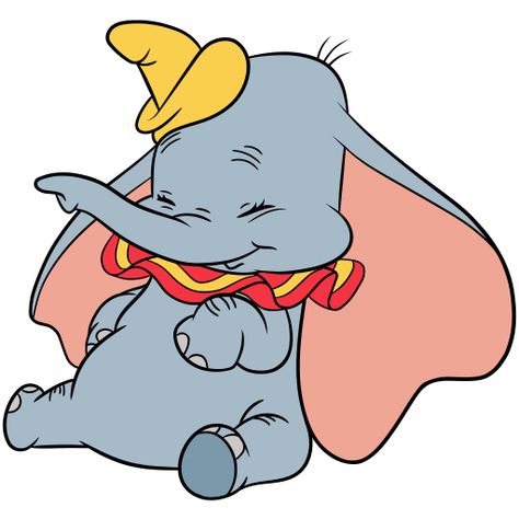 Disney Dumbo Art, Dumbo Baby Shower Theme, Dumbo Characters, Disney+ App Icon, Dumbo Cartoon, Eeyore Pictures, Baby Dumbo, Disney Best Friends, Disney Cartoon Characters