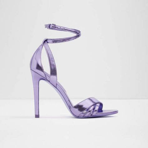 Aldo Learia Lilac Sandals, High Heels, Heeled Sandals Purple Designer Heels, Lilac High Heels, Prom Shoes Purple, Lilac Sandals, Lavanda Color, Lilac Heels, Inspo Wallpaper, Heels Purple, Purple High Heels