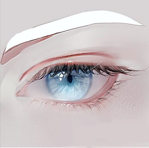 Light Blue Eyes, Eyes Artwork, 얼굴 그리기, Blue Anime, Anime Eye Drawing, Anime Drawings Tutorials, Anime Eyes, Pretty Eyes, Eye Art