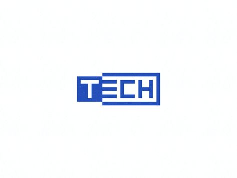 Tech Wordmark by Jeroen van Eerden (.nl) on Dribbble Tech Logo, Trendy Logos, Graphic Design Blog, Web Graphic Design, Online Logo, Graphic Design Fun, Logo Sign, Text Logo, Minimalist Logo Design