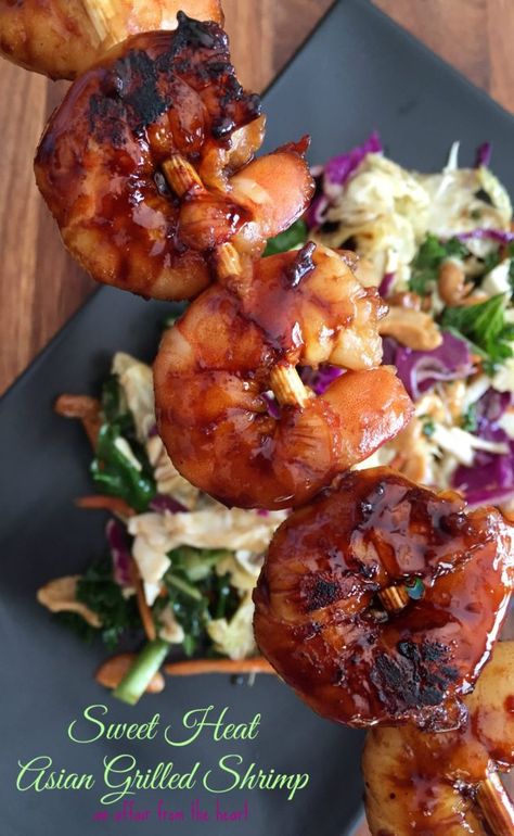 Grilled Shrimp Marinade, Easy Grilled Shrimp Recipes, Asian Grill, Grilled Shrimp Skewers, Bbq Pork Ribs, Bbq Shrimp, Grilled Shrimp Recipes, Pork Rib Recipes, Shrimp Skewers