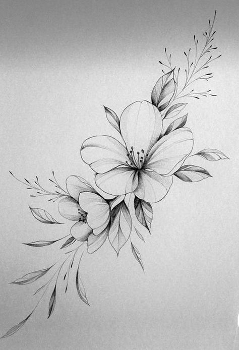 Feather Flowers Tattoo, Abstract Flower Tattoos, Soul Tattoo, Tattoos For Women Flowers, Vine Tattoos, Hand Flowers, Floral Tattoo Design, Botanical Tattoo, Top Tattoos