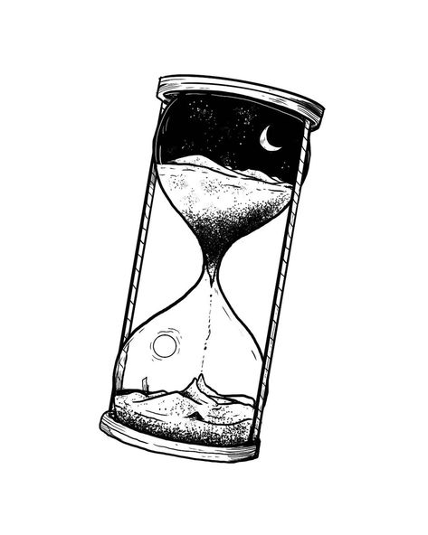 Egg Timer Tattoo Design, Hand Holding Hourglass Drawing, Time Design Art, Hourglass Tattoo Outline, Sand Hourglass Drawing, Sand Watch Drawing, Sand Time Tattoo, Inktober 2023 Dream, Sand Clock Tattoo Design