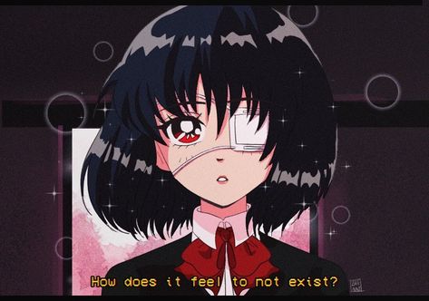 Misaki Mei, 90s Anime, Anime Character, Black Hair, On Twitter, Twitter, Red, Anime, Hair