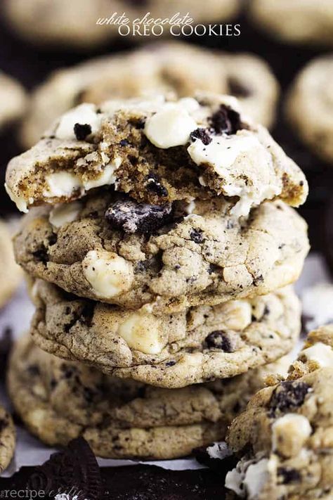 Chocolate Oreo Cookies, Cupcakes Oreo, White Chocolate Oreos, Oreo Cookie Recipes, Oreo Fluff, Dessert Oreo, The Best Cookies, Fluff Desserts, I Declare