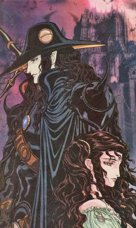 Vampire Hunter D Aesthetic, Vampire D Hunter, Vampire Hunter Anime, Vampire Animation, Vampire Hunter D Bloodlust, Vampire Hunter D, Animation Drawing, Vampire Art, Anime Expo