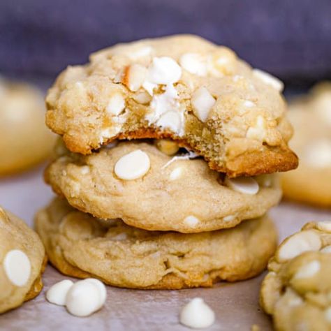 Best-Ever White Chocolate Macadamia Nut Cookies - The Baking ChocolaTess Nut Cookies Recipe, Chocolate Macadamia Cookies, Macadamia Nut Cookies Recipe, White Chocolate Macadamia Cookies, Chocolate Macadamia Nut Cookies, White Chocolate Macadamia Nut Cookies, White Chocolate Macadamia Nut, Macadamia Cookies, Funfetti Cookies