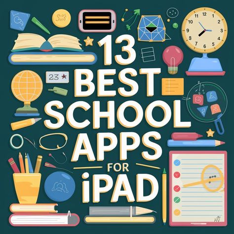 13 Best School Apps for Ipad to Make Learning Easier Best School Apps, Math Problem Solver, Coding Lessons, Computer Literacy, Ipad Tutorials, Best Ipad, National Geographic Kids, Book Creator, Life Learning