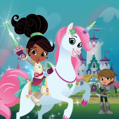 Meet Nella the Princess Knight! Nella The Princess Knight, Mike The Knight, Knight Birthday Party, Fall Coloring Sheets, Princess Knight, Knight Party, Nick Jr, 16th Birthday Party, Unicorn Birthday Parties