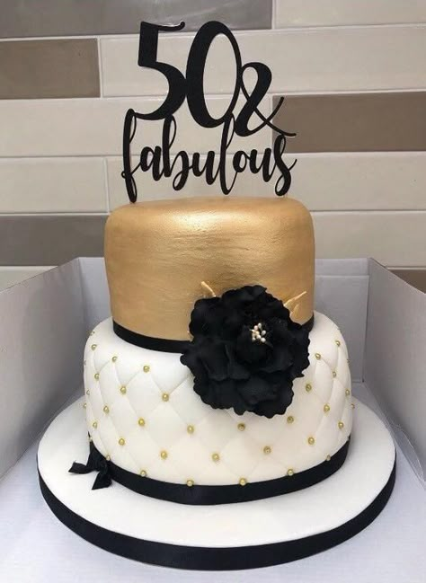 51st Birthday Cake For Women, 50 And Fabulous Party, 50th Birthday Cake For Women, 50th Birthday Cake Toppers, Diy Cake Topper Birthday, Moms 50th Birthday, Diy Birthday Cake, 50th Birthday Party Ideas, 50th Birthday Party Decorations