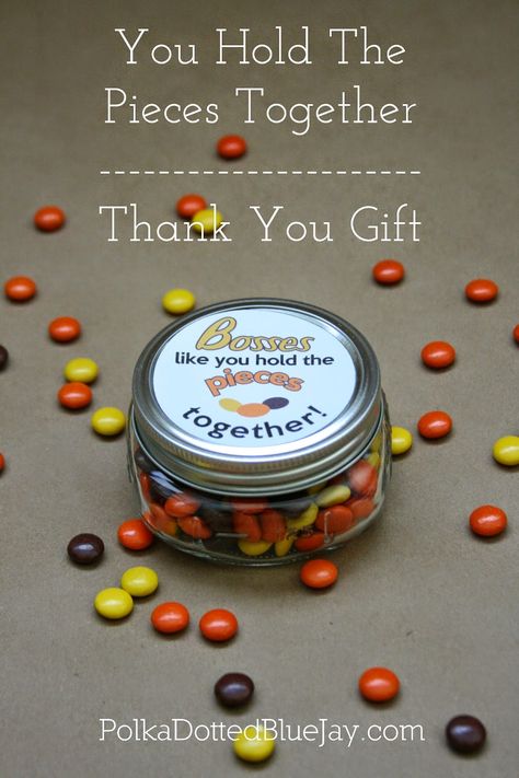 Thank you gift for bosses day - You hold the pieces together #bossesday #adminday #thankyougift Search Pinterest, Gifts For Your Boss, Bosses Day Gifts, Bosses Day, Troop Leader, Volunteer Gifts, Appreciation Ideas, Volunteer Appreciation, Boss' Day