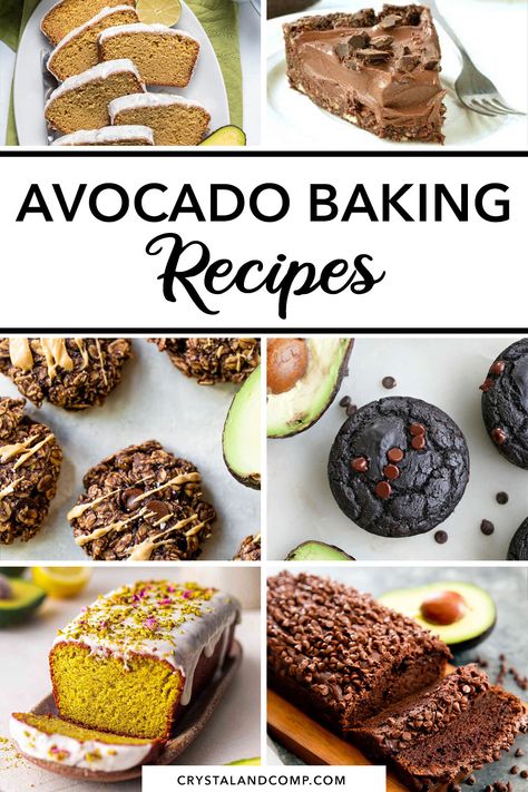 Using Avocado In Baking, Baking With Avocado Oil, Baked Avocado Recipes, Healthy Avocado Desserts, Desserts With Avocado, Avocado Bread Recipes Healthy, Sweet Avocado Recipes, What To Do With Avocado, What To Do With Avocados