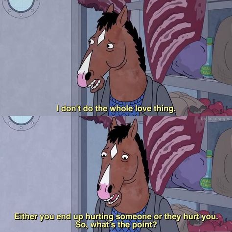 Bojack Horseman, Tv Show Quotes, Cartoon Quotes, Film Serie, Show Horses, Best Shows Ever, Real Quotes, Movie Quotes, Movies Showing