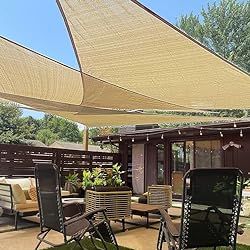 Amazon Link: LOVE STORY 12' x 12' x 12' Triangle Sun Shade Sail Canopy UV Block Sunshade for Outdoor Patio Garden Backyard, Sand Laboratory Furniture, Triangle Sun Shade, Sail Canopy, Outdoor Patio Garden, Sail Canopies, Sun Shade Sail, Shade Sails, Sun Sail Shade, Shade Cloth